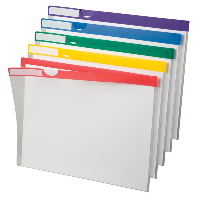 Pendaflex Poly Index Folders, 10 Pack, Letter, Assorted (50981EE) - Image 1